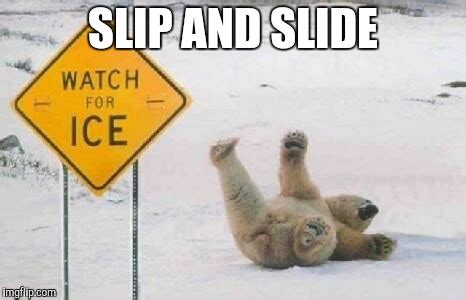 slippery meme|slip and slide memes.